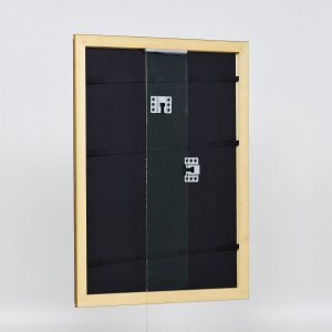 Efekt dřevěný rám profil 21 ořech hnědý 30,5x91,5 cm normální sklo