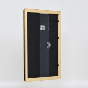 Efekt dřevěný rám profil 21 ořech hnědý 30,5x91,5 cm normální sklo