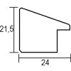 Efektní dřevěný rám Top N palisandr 30,5x91,5 cm normální sklo