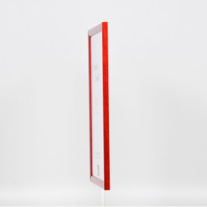 Efektní dřevěný rám profil 89 červená 30,5x91,5 cm akrylové sklo