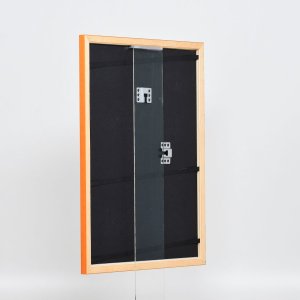 Efektní dřevěný rám profil 89 losos 30,5x91,5 cm akrylové sklo