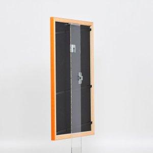 Efektní dřevěný rám profil 89 losos 30,5x91,5 cm akrylové sklo