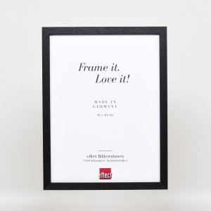 Efektní dřevěný rám profil 33 černý 30,5x91,5 cm antireflexní sklo