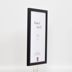 Efektní dřevěný rám profil 33 černý 30,5x91,5 cm antireflexní sklo