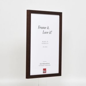 Efektní dřevěný rám profil 33 wenge 30,5x91,5 cm antireflexní sklo