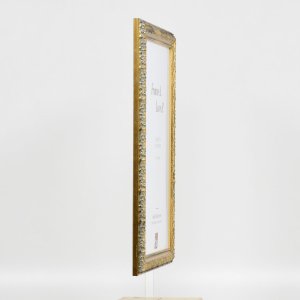 Efektní dřevěný rám profil 94 zlatý 30,5x91,5 cm normální sklo