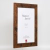 Efektní dřevěný rám 2400 hnědý 30,5x91,5 cm normální sklo