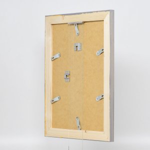 Efektní rám na obrazy z masivního dřeva 2240 šedý 30,5x91,5 cm normální sklo