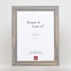 Efektní rám na obrazy z masivního dřeva 2240 šedý 30,5x91,5 cm normální sklo