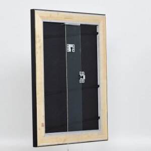 Efektní dřevěný rám profil 95 černý 30,5x91,5 cm antireflexní sklo