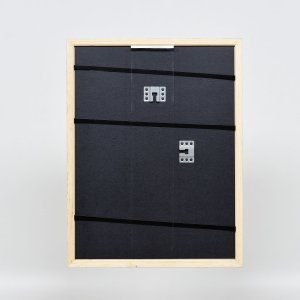 Efektní dřevěný rám profil 38 bílý 30,5x91,5 cm muzejní sklo