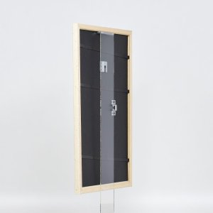 Efektní dřevěný rám profil 38 bílý 30,5x91,5 cm muzejní sklo