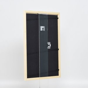Efektní dřevěný rám profil 89 bílý 30,5x91,5 cm muzejní sklo