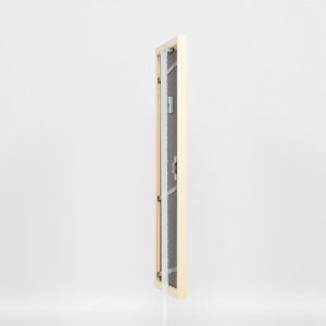 Efektní dřevěný rám profil 89 bílý 30,5x91,5 cm muzejní sklo