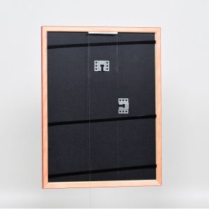 Efektní dřevěný rám profil 89 červená 30,5x91,5 cm muzejní sklo