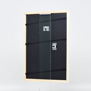 Efektní dřevěný rám profil 32 bílý 30,5x91,5 cm muzejní sklo