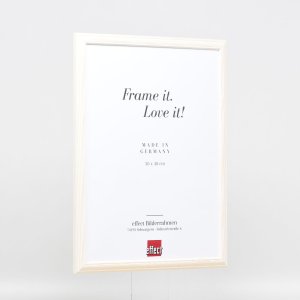 Efektní dřevěný rám profil 32 bílý 30,5x91,5 cm muzejní sklo
