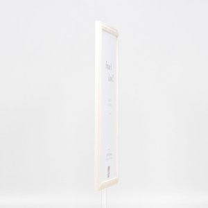 Efektní dřevěný rám profil 32 bílý 30,5x91,5 cm muzejní sklo