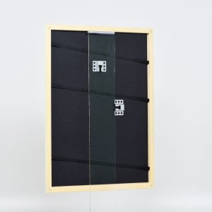 Efektní dřevěný rám profil 32 zelený 30,5x91,5 cm muzejní sklo