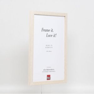 Efektní dřevěný rám profil 33 bílý 30,5x91,5 cm muzejní sklo