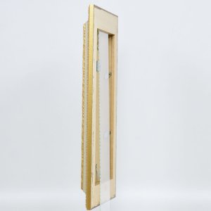Efekt Barokní obrazový rám profil 31 stříbro 30,5x91,5 cm muzejní sklo