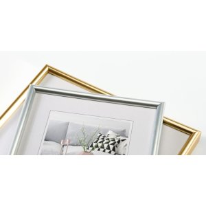 Plastový rámeček Walther GALERIA 21x29,7 cm zlatý rámeček na certifikáty DIN A4