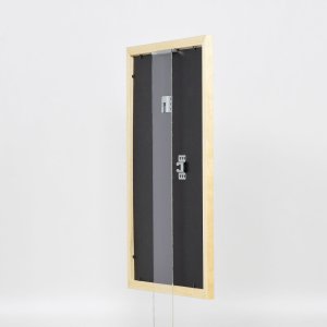 Efekt dřevěný rám profil 2210 přírodní 35x100 cm normální sklo