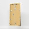 Dřevěný rám Top Cube 35x100 cm platina normální sklo