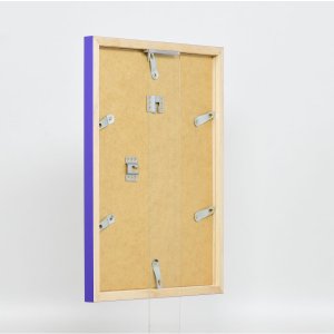 Dřevěný rám Top Cube 35x100 cm fialové antireflexní sklo