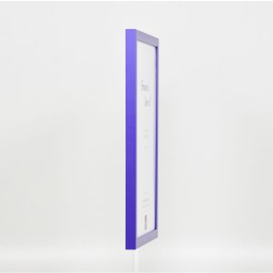 Dřevěný rám Top Cube 35x100 cm fialové antireflexní sklo