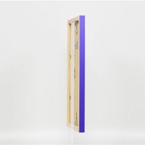 Dřevěný rám Top Cube 35x100 cm fialové antireflexní sklo