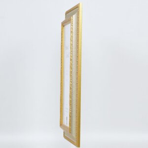 Efekt Barokní obrazový rám profil 31 stříbro 35x100 cm muzejní sklo