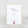 Efektní dřevěný rám profil 38 bílý 35x50 cm antireflexní sklo