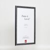 Efektní dřevěný rámový profil 38 šedý 35x50 cm antireflexní sklo