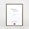 Efektní dřevěný rám profil 23 ořechově hnědý 35x50 cm antireflexní sklo