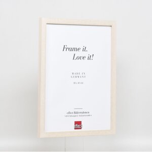 Efektní dřevěný rám profil 33 bílý 35x50 cm antireflexní sklo