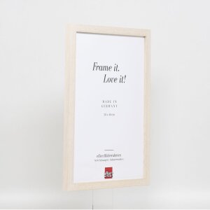 Efektní dřevěný rám profil 33 bílý 35x50 cm antireflexní sklo