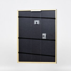 Efektní dřevěný rám profil 23 zelený 40x40 cm antireflexní sklo