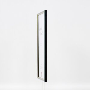 Efektní dřevěný rám profil 23 modrý 40x40 cm antireflexní sklo