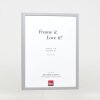 Efektní dřevěný rám profil 35 světle šedý 40x40 cm antireflexní sklo