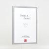 Efektní dřevěný rám profil 35 světle šedý 40x40 cm antireflexní sklo