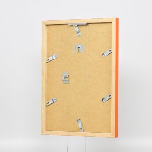 Dřevěný rám Top Cube 40x40 cm oranžové muzejní sklo