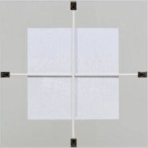 Dvojitý skleněný držák na obrazy 40x50 cm s antireflexním sklem