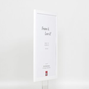 Efektní dřevěný rám profil 2210 bílý 40x50 cm antireflexní sklo