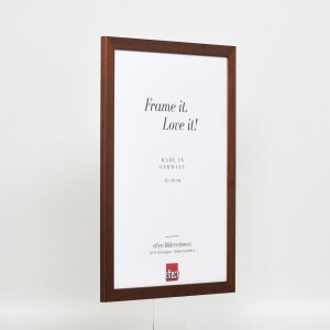 Efektní dřevěný rám profil 2210 tmavě hnědý 40x50 cm antireflexní sklo