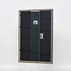 Efektní rám z masivního dřeva profil 25 žlutý 40x50 cm čiré sklo