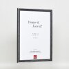 Efektní dřevěný rám profil 38 šedý 40x50 cm antireflexní sklo