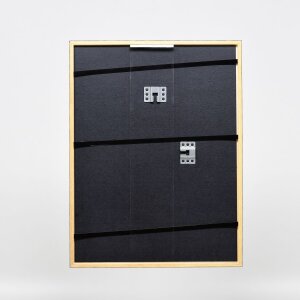 Efektní dřevěný rám profil 23 ořechově hnědý 40x50 cm antireflexní sklo