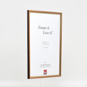 Efektní dřevěný rám profil 23 světle hnědý 40x50 cm antireflexní sklo