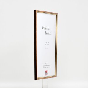 Efektní dřevěný rám profil 23 světle hnědý 40x50 cm antireflexní sklo